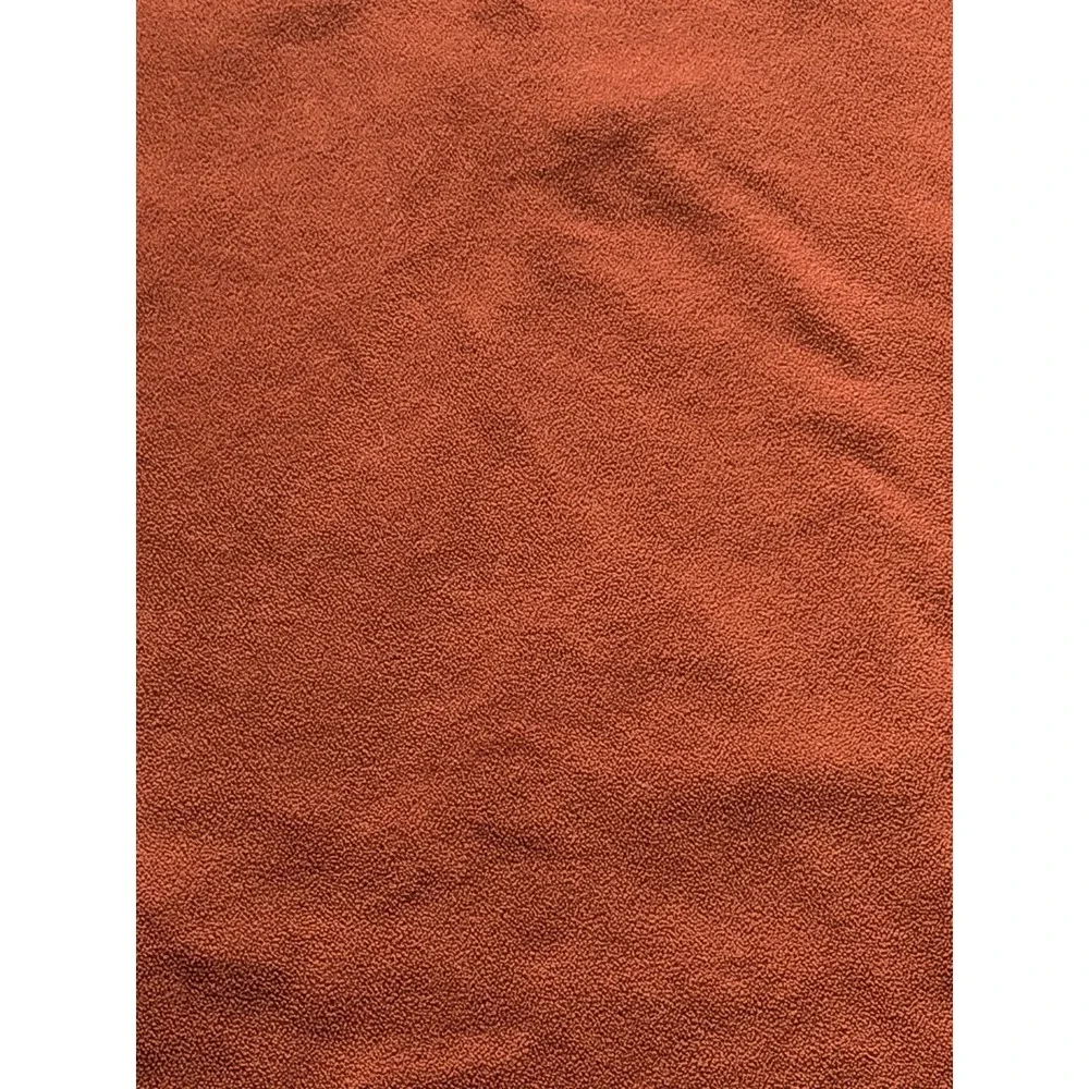 The North Face TKA 100 Jacket Mens Sz M Red Orange 1/4 Zip Lightweight Pullover